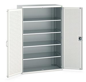 Bott Industial Tool Cupboards with Shelves Bott Perfo Door Cupboard 1300Wx650Dx2000mmH - 4 Shelves
